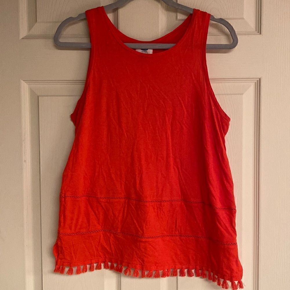 OLD NAVY Sleeveless Tassel Top